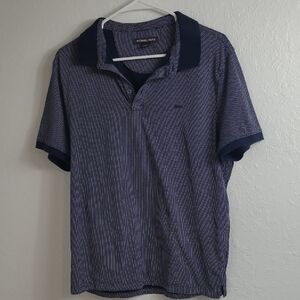 Michael Kors Navy Blue Men's Shirt Soze M